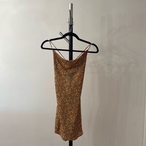 RESA Halley Mini Dress, Pebble Print, XS - like new